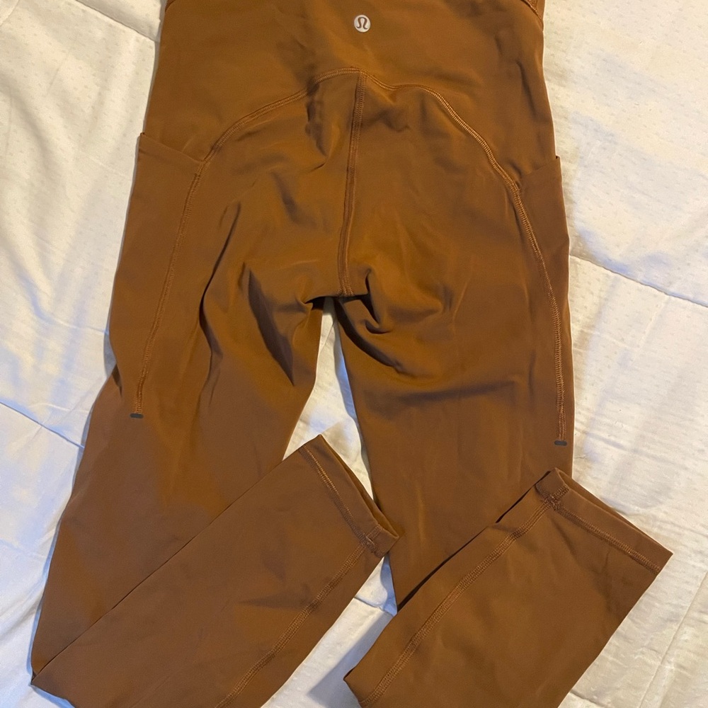 Lululemon Power Thru High Rise Tight 25” Copper Brown Size 4